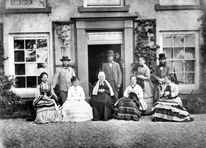 Portrait de famille victorienne